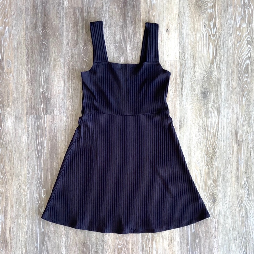 NEW Express Black Square Neck Mini Dress
